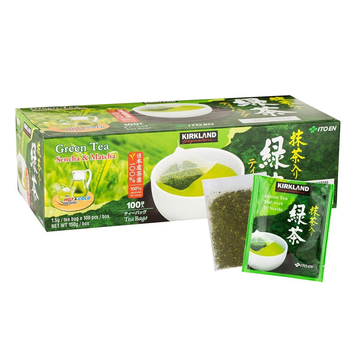 Green Tea Matcha Blend, 100 Tea Bags